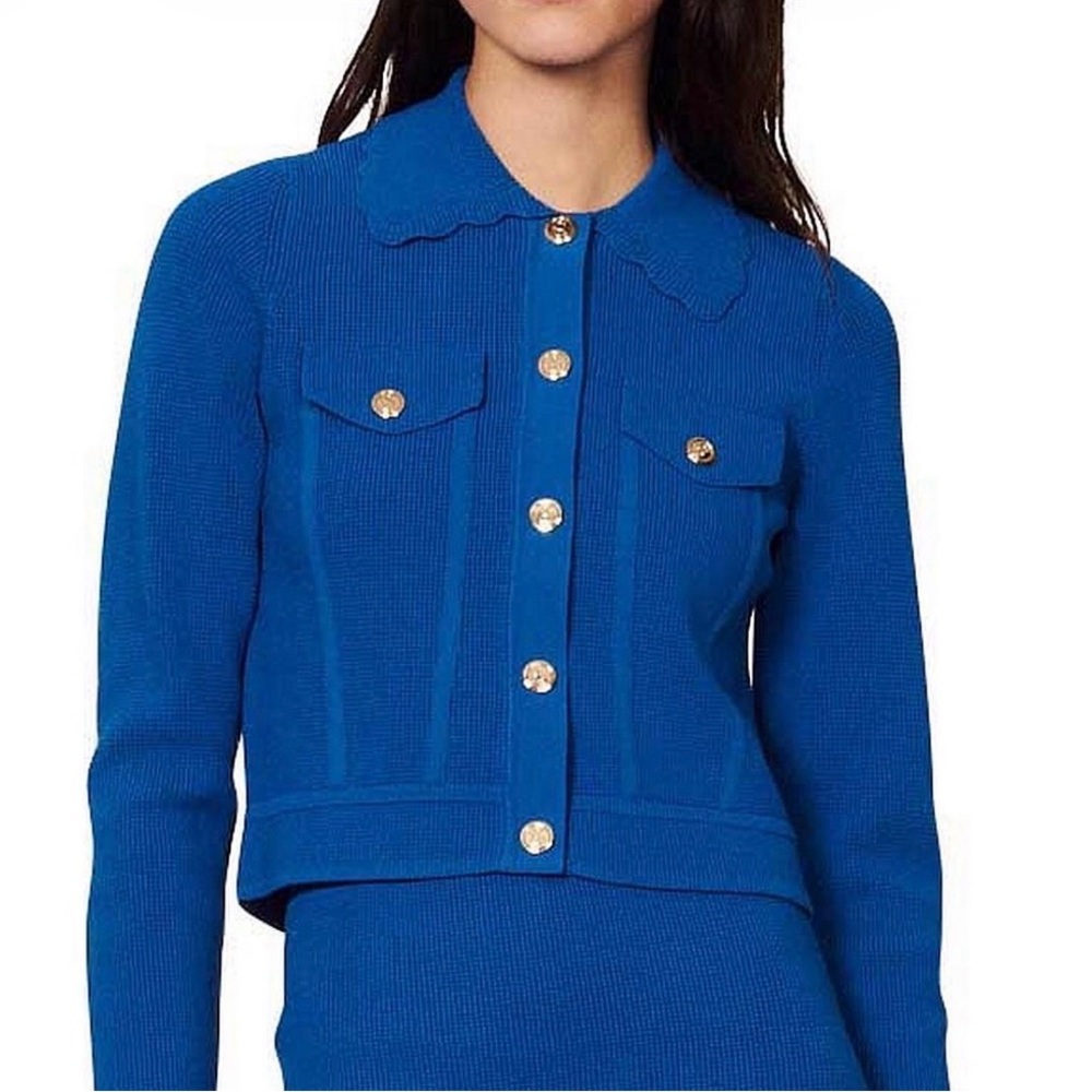 SANDRO Paco Collar Cardigan - Picture 1 of 11